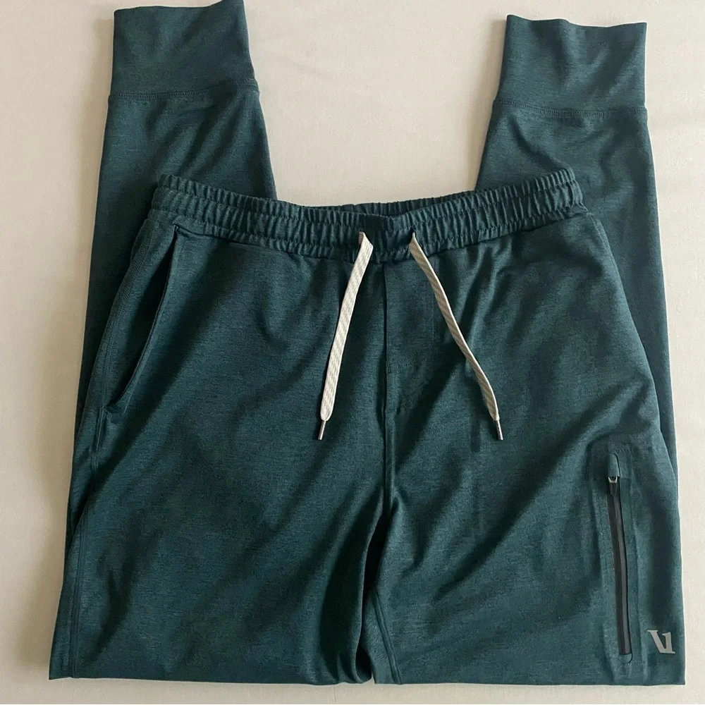 Vuori Sunday Performance Jogger Mens Small Green Gym Active Wear Pants